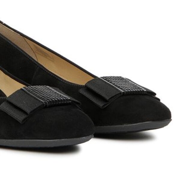 ARA High Soft Black Suide Shoes - Picture 1 of 12
